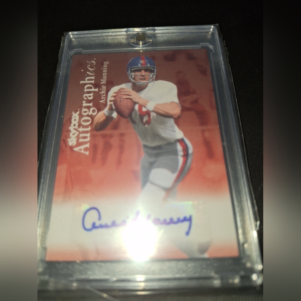 Archie Manning auto skybox